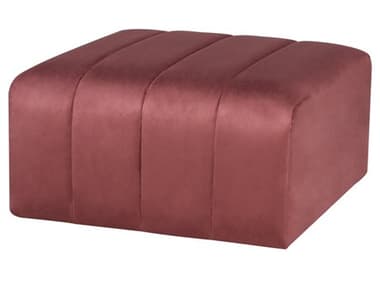 Nuevo Coraline Chianti Microsuede Fabric Ottoman NUEHGSN442