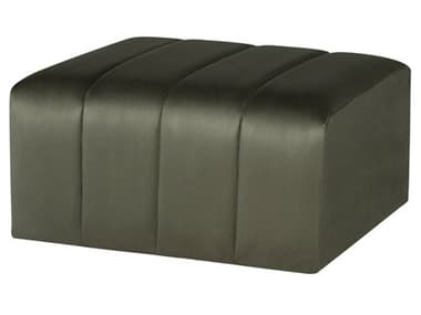 Nuevo Coraline Sage Microsuede Fabric Ottoman NUEHGSN443