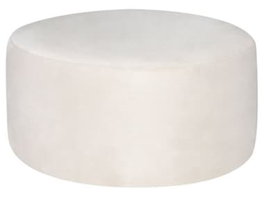 Nuevo Robbie Champagne Microsuede Fabric Ottoman NUEHGSN465