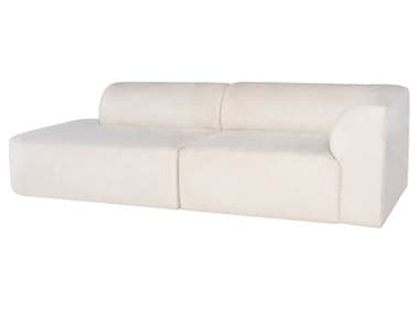 Nuevo Isla Champagne Microsuede Fabric Sofa NUEHGSN474