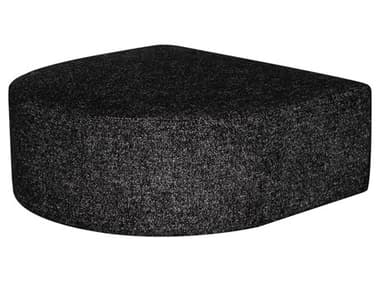 Nuevo Isla Modular Salt & Pepper Fabric Half Moon Ottoman NUEHGSN516