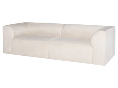 Nuevo Isla Champagne Microsuede Fabric Sofa NUEHGSN547