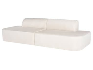 Nuevo Isla Champagne Microsuede Fabric Sofa NUEHGSN548