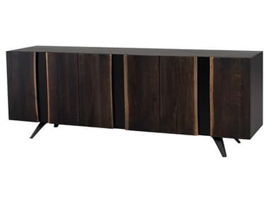 Nuevo Vega Vertical Seared Wood Sideboard NUEHGSR359