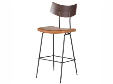 Nuevo Soli Caramel Leather Bar Stool NUEHGSR688