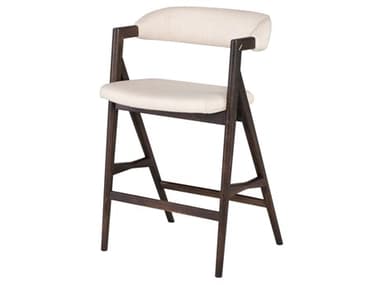 Nuevo Anita Beige Fabric Counter Stool NUEHGSR752