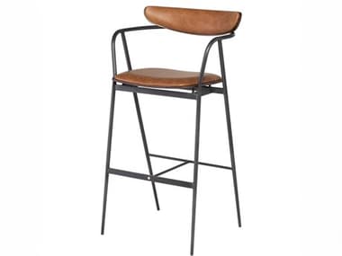 Nuevo Gianni Desert Leather Bar Stool NUEHGSR802