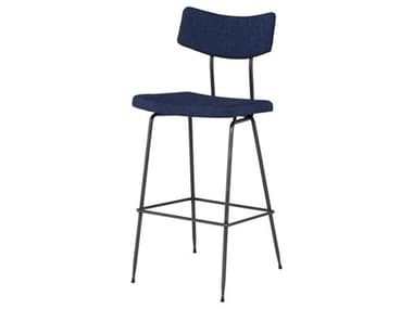 Nuevo Soli True Blue Fabric Bar Stool NUEHGSR811