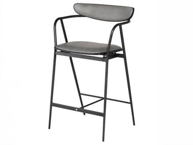 Nuevo Gianni Dove Leather Counter Stool NUEHGSR819