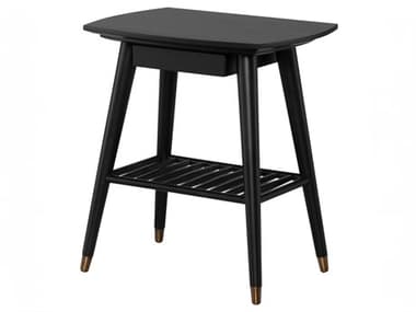 Nuevo Ari Black Wood Side Table NUEHGST146