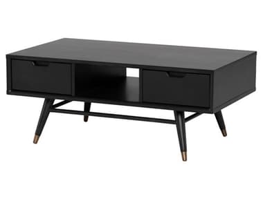 Nuevo Jake Black Wood Coffee Table NUEHGST150