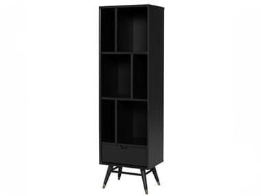 Nuevo Baas Black Wood Bookcase NUEHGST152