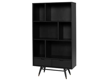 Nuevo Baas Black Wood Bookcase NUEHGST154