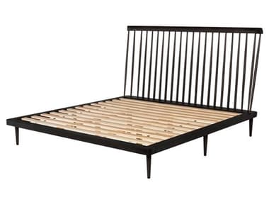 Nuevo Jessika Black Wood King Bed NUEHGST165