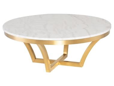 Nuevo Aurora White Stone Coffee Table NUEHGSX153