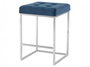 Nuevo Chi Peacock Fabric Counter Stool NUEHGSX513