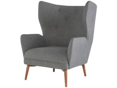 Nuevo Klara 32" Gray Fabric Accent Chair NUEHGSC100