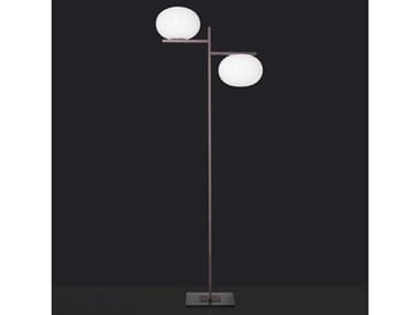 Oluce Alba Anodic Bronze 2-light Floor Lamp OEOLALBA383AB