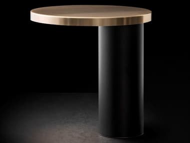 Oluce Cylinda Gold 1-light Desk Lamp OEOLCYLINDA218OR