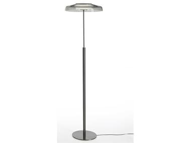 Oluce Dora 57" Tall Smoked Grey Floor Lamp OEOLDORA371GR