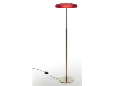 Oluce Dora 57" Tall Red Floor Lamp OEOLDORA371RE