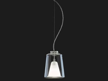 Oluce Lanternina Transparent / Sand-blasted 1-light 5'' Wide Mini Pendant OEOLLANTERNINA471TR