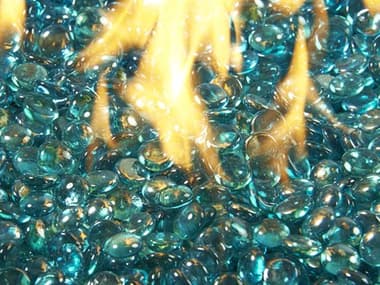 Outdoor Greatroom Classic Aquamarine Tempered Fire Glass Gems OGCFGAM
