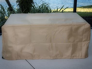 Outdoor Greatroom Rectangular Tan Protective Cover for Brooks Kenwood Rectangular and Sierra Linear Fire Tables OGCVR5132