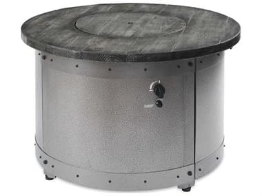 Outdoor Greatroom Edison Aluminum Round Fire Pit Table OGED20