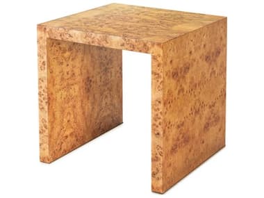 Oggetti Quincy 24" Square Wood Brown End Table OGG03QUNCYETBRL