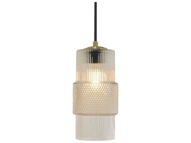 Oggetti Mimo 6" 1-Light Clear Glass Cylinder Mini Pendant OGG28MMCYLCL