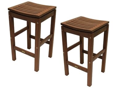 Outdoor Interiors Eucalyptus Pub Stool (Price Includes Two) OI50650