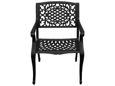 Oakland Living Cast Aluminum Black Dining Chair OL2777MESHKDCHAIRLBK