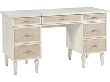 Oliver Home Canon Shell Oak Wood Vanity Table OLH145748