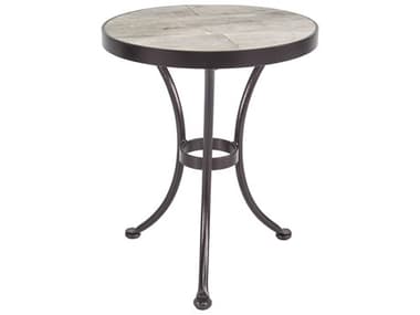OW Lee Accent Wrought Iron 20 Round Side Table OW51LT20RD