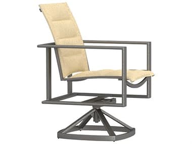 OW Lee Studio Sling Aluminum Swivel Rocker Dining Arm Chair OW77192PSR