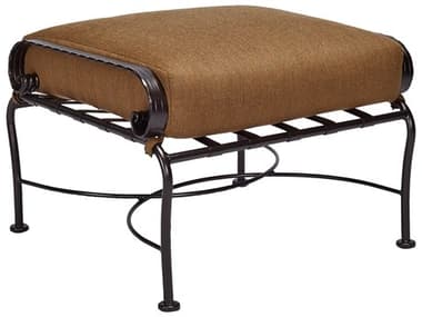 OW Lee Classico-Wide Wrought Iron Scrolls Ottoman OW950OW