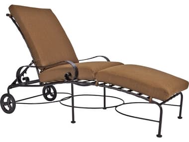 OW Lee Classico Wide Arms Wrought Iron Adjustable Chaise OW952CHW