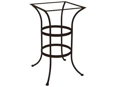 OW Lee Wrought Iron Square Bar Table Base OWBT03BASE