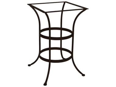 OW Lee Wrought Iron Square Counter Table Base OWCT03BASE