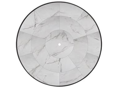 OW Lee Porcelain Tile 54 Round Table Top with Umbrella Hole OWP54U