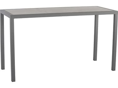 OW Lee Quadra Wrought Iron 57''W x 21''D Rectangular Console/Dining Table OWQD2157DT