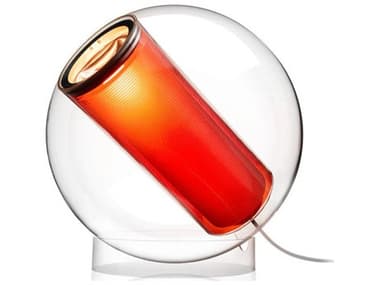Pablo Bel Occhio Orange Acrylic Sphere Table Lamp PABBELO16ORGTBL