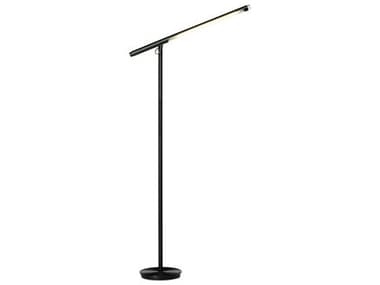 Pablo Brazo Black Pyrex Glass Floor Lamp PABBRAZFLRBLK