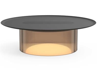 Pablo Carousel Round Metal Bronze End Table PABCAROSMLBRZ16