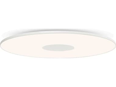 Pablo Circa 1-Light White Round Flush Mount PABCIRCFSH16WHT