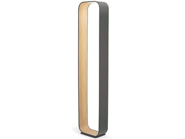 Pablo Contour Graphite White Oak Polycarbonate Lens Gray Floor Lamp PABCONTFLRGPTOAK