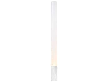 Pablo Elise White Marble PMMA Diffuser Floor Lamp PABELIS60MRBLWHT