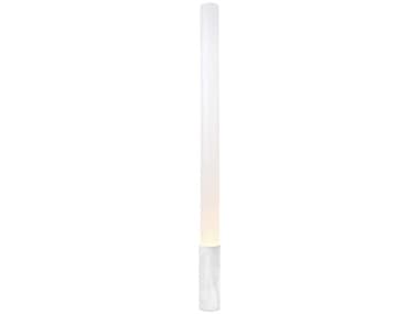Pablo Elise White Marble PMMA Diffuser Floor Lamp PABELIS80MRBLWHT