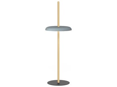 Pablo Nivel Oak Blue Wood Floor Lamp PABNIVEFLROAKBLU